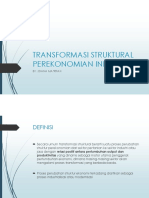 Transformasi Struktural Perekonomian Indonesia