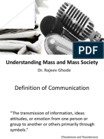 Unit1 Understanding Mass and Mass Society
