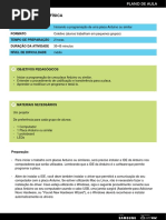 Plano de Aula Progamacao Fisica Semana 1