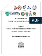 Program - Pan IIM WMC 2016
