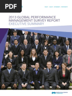 2013 Global Performance Management Survey Report