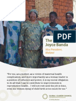 The Honorable Joyce Banda: Vice President, Malawi
