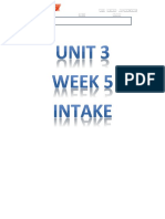 _U3W5_Unit 3 Week 5 Intake