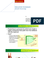 Well Stimulation Techniques (Hydraulic Fracturing)