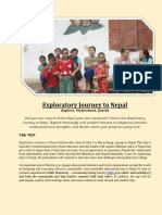 Handbook Exploratory Journey To Nepal