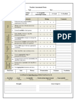 teacher assessment form