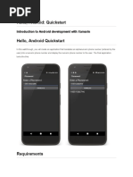 Hello, Android: Quickstart: Introduction To Android Development With Xamarin