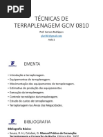 Técnicas de Terraplenagem Aula 1