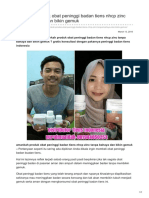 Info Produk Obat Peninggi Badan Tiens NHCP Zinc Tanpa Bahaya Dan Bikin Gemuk