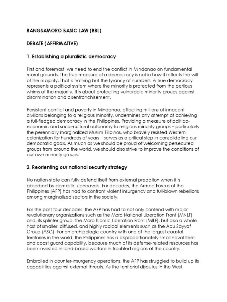 Bangsamoro basic law summary image