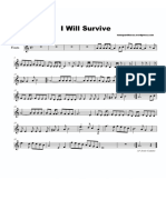 Partitura i will survive