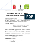 VIII TORNEO INFANTIL DE AJEDREZ “FRANCESCH VICENT” SEGORBE 2018.