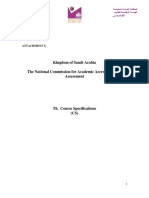 Kingdom of Saudi Arabia The National Commission For Academic Accreditation & Assessment