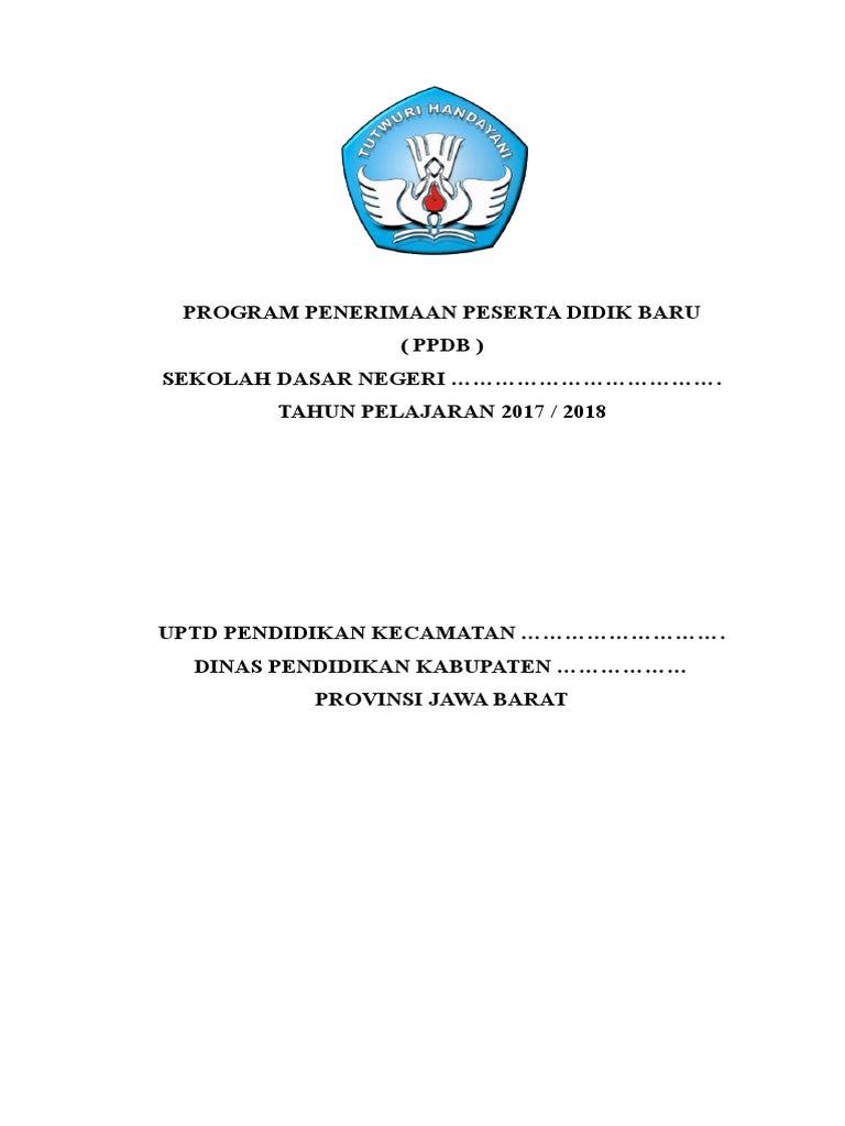 Contoh PROPOSAL Dan Program Penerimaan Siswa Baru 2017