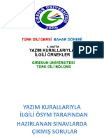 Yazımkuralları-Çıkmışsoru 1