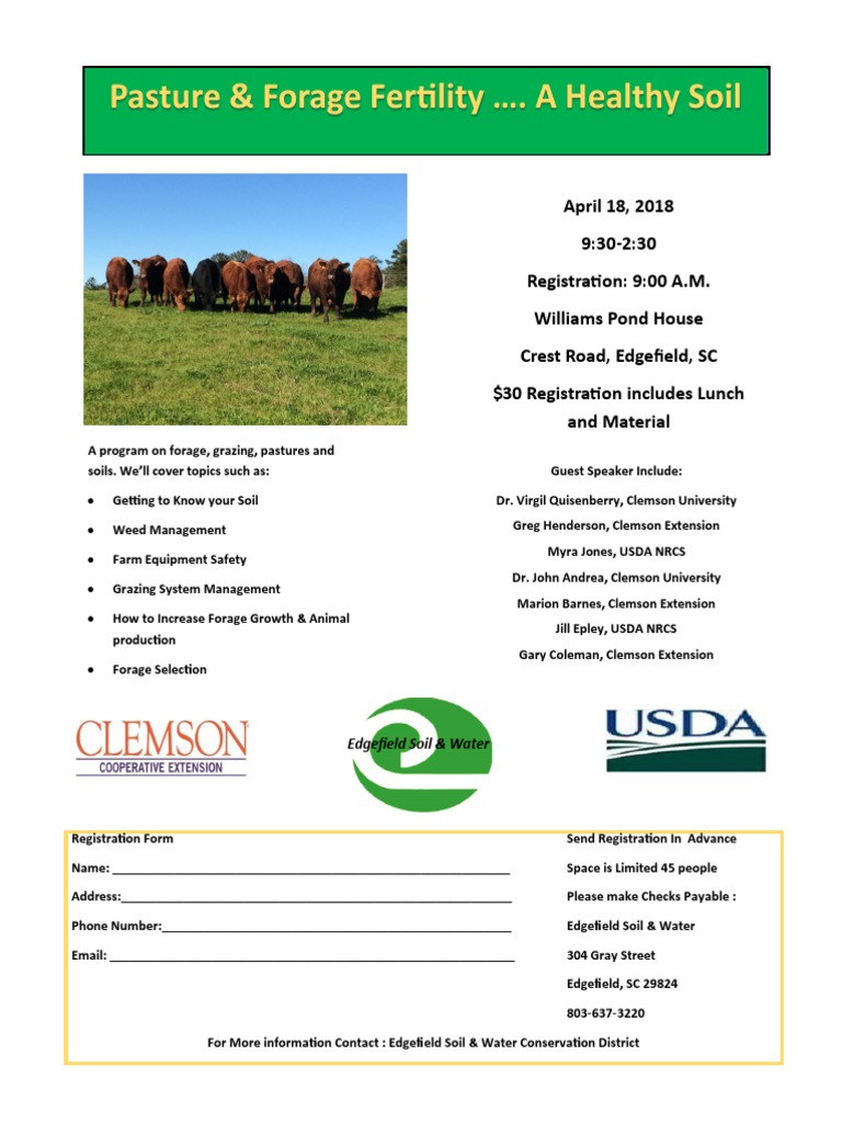 Forage Grazing Flyer | PDF | Natural Resources Conservation Service ...