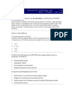 Observações:: Simulado Itil - Foundation: Mock Exame 2 - 40 Perguntas - Timer