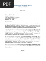 NM Delegation Letter To Sec. Ross On Newsprint Tariffs