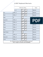 Office Keyboard Shortcuts PDF