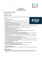 Admin Assistant JD High School PDF