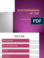 Electrowinning of Zinc