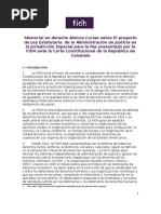 Amicus Colombia Defensores FIDH