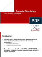 Damping Methods in Acoustic Simulation