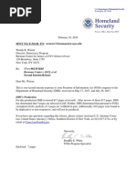FOIA Response From DHS About The Presidential Advisory Commission On Election Integrity - February 28, 2018