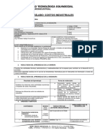 Costos Industriales. Sep.2015 - Feb.2016