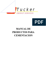 Manual de productos de cementación TES CPM-001