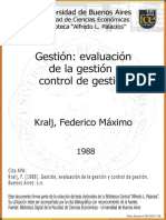 Evaluación de gestión en la UBA