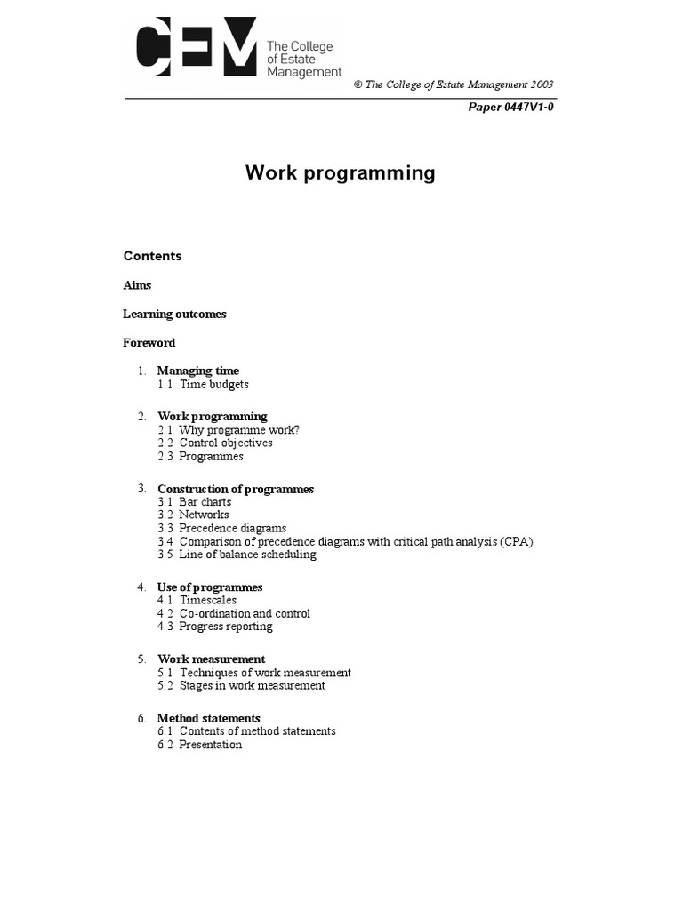 p0447v1-0 Work Programming | PDF | Time | Teaching Mathematics
