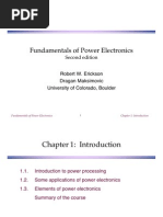 Power Electronics Introdution Slides Chapter 1