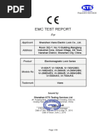 Magnetic Lock CE EMC Test Report E160510426