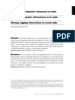 Compartilhar, Etiquetar Interações No Rádio 