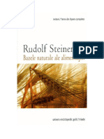 Rudolf Steiner Bazele Naturale Ale Alimentaiei PDF
