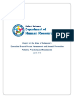 Executive Branch Sexual Harassment and Assault Prevention Policies Practices and Procedures March 2018