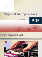 Chapter 3 - Microprocessor, CPU Basics