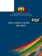 DICTAMEN 001 2016 PROCURADURIA GENERAL DEL ESTADO CONTRATACIONES DIRECTAS.pdf