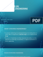 Seminar On Reverse Engineering: Presented by - :sumit Kumar 31706217