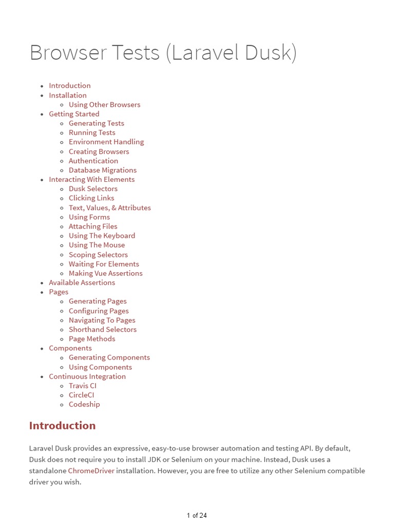 58-Browser Tests (Laravel Dusk) - Laravel - The PHP  