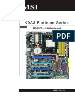 MSI K9A2 Platinum Manual