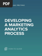 Developing A Marketing Analytics Process