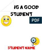 Being A Good Student Template