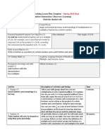 Math Whole Group Lesson Plan