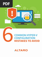 Ebook - 6 Common Hyper-V Configuration Mistakes To Avoid PDF