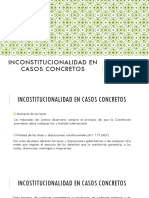 Inconstitucionalidad en Casos Concretos