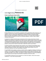 Los Negocios y Pokemon Go