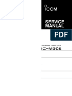 Icom IC-M502 Service Manual