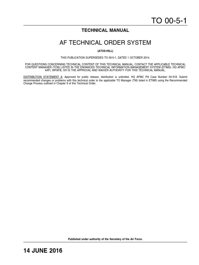 To 5-1 160614 | PDF | Classified Information | Armed Conflict